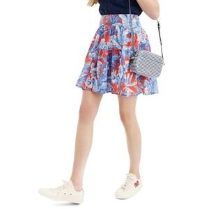 J Crew Ratti Rio Floral A Line Mini Skirt Size 0